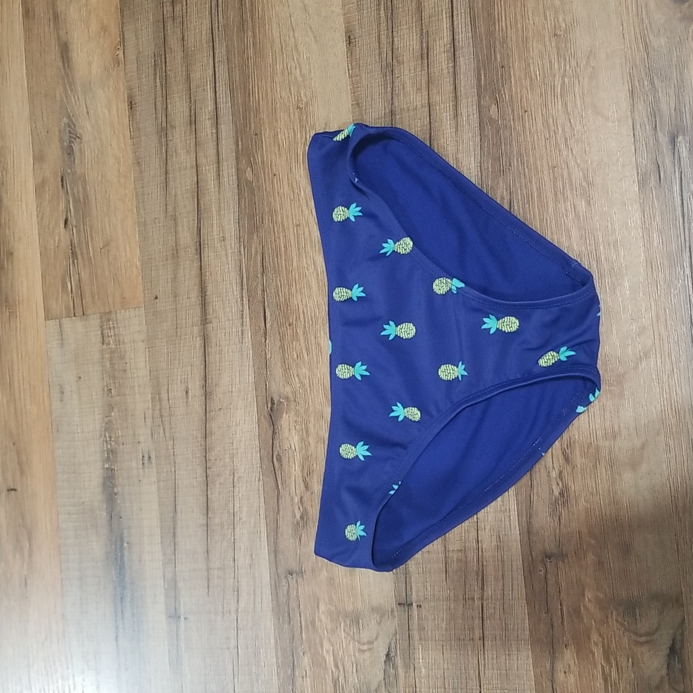 OLD NAVY Girl's Pineapple Pom Trim Bikini Swim Bottom